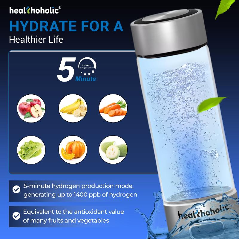 Healthoholic-HydroGo 420 - Silver